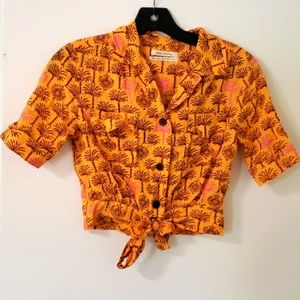 NWOT urban outfitters vintage look top, xs